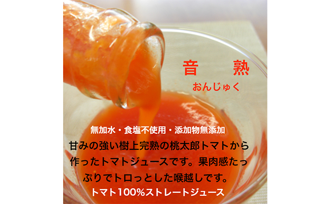 星降る里 鳥取県日南町のトマトジュース 食塩不使用 2種2本 セット