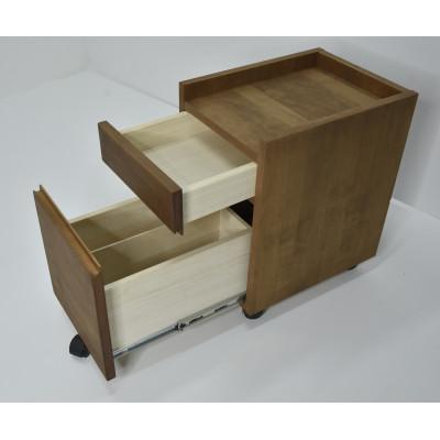 ふるさと納税 大川市 ＜空間にマッチするシンプルデザインワゴン＞/シンプルワゴン/ブラウン |  | 01