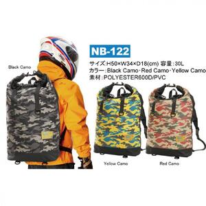 【デグナー】マルチプルレインバッグ [NB-122] ＜レッドカモ＞［ 京都 バイク 革製品 ブランド バッグ リュック 人気 おすすめ 防水 革 レザー ツーリング ライダー バイカー バイクギア 