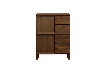 【開梱設置】高野木工 LECCE レッチェ68マガジンレコードラック ウォルナット【10年保証】