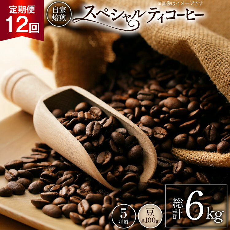 【ふるさと納税】【年間定期便】八ヶ岳珈琲 スペシャルティコーヒー 豆 100g×5種類 計500g ×12ヶ月 [アフターゲームカフェ 山梨県 韮崎市 20745265] 珈琲 コーヒー コーヒー豆 珈琲豆 自家焙煎 焙煎 定期便