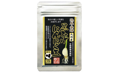 【発芽ひげにんにくと有精卵】黒ひげにんにく玉 3袋（1袋60粒入） / にんにく卵黄 にんにく 黒にんにく ニンニク にんにく玉 健康食品 / 佐賀県 / 日本にんにく[41AAAO010]