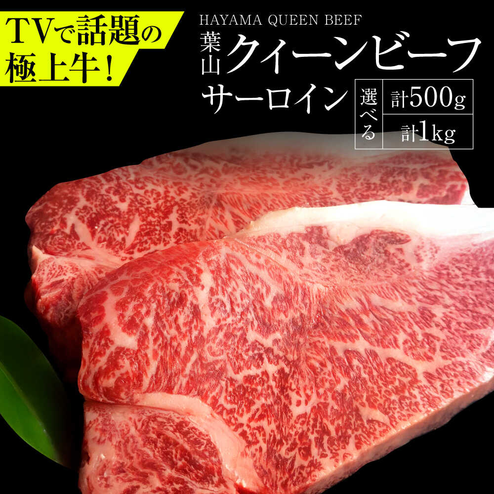 【ふるさと納税】【選べる容量！】葉山クィーンビーフ サーロイン 計約500g~1kg | 赤身と脂のバランスが絶妙な神奈川・葉山発 ブランド牛 牛肉 肉 和牛 国産 ステーキ 葉山 神奈川 【株式会社石井ファーム葉山マルシェ】[ASCD009]