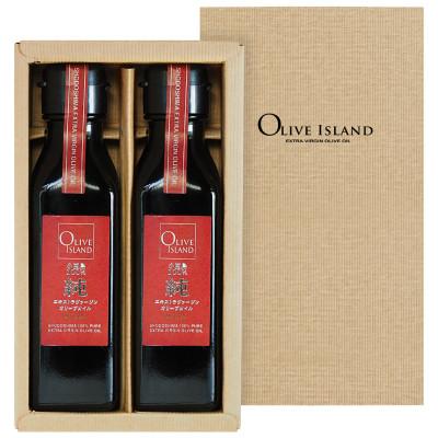ふるさと納税 小豆島町 小豆島産100%「純」EXVオリーブオイル2本入ギフト(120ml×2本)