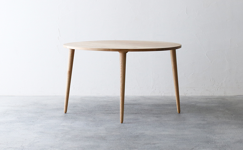 ダイニングテーブル オーク材 118ｘ70 cm テーブル 木 木材 秋山木工 家具 インテリア シンプル ナチュラル おしゃれ 引越し 新居 国産 静岡県 藤枝市