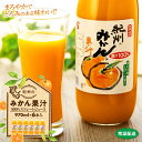 【ふるさと納税】紀州のみかん果汁（和歌山県産） 970ml×6本セット