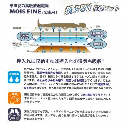 ふるさと納税 泉大津市 　【セミダブル】日本製　 感湿センサー付　除湿シート(東洋紡「モイスファイン(R)」使用) |  | 03