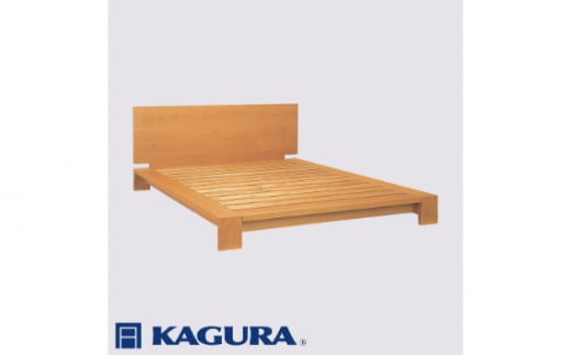 家具蔵 KAGURA ベッドフレームモデルノハイヘッド シングル チェリー材 家具 寝具 寝室 木材 無垢材 職人 手作業 天然木 高級木材 無添加 安全 ジャパニーズモダン 高級家具 熟練 無着色 おしゃれ 天然木無垢材 温もり シンプル 洗練