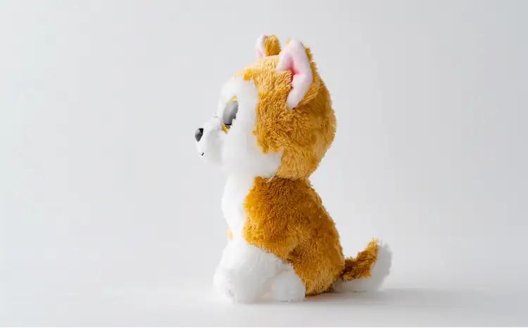35P7303 Tyぬいぐるみ秋田犬Loy(ロイ)　2個セット【花ドーム】