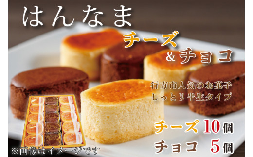 はんなまチーズ10個・はんなまちょこ5個(H-26-1)