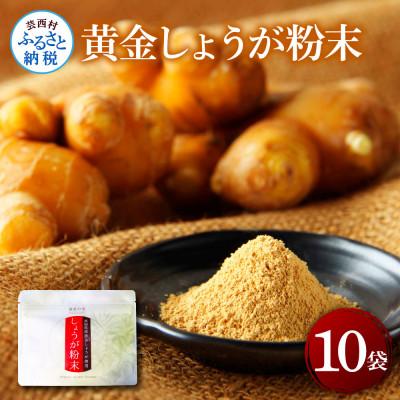 ふるさと納税 芸西村 黄金しょうが粉末　50g×10袋【SNS022】