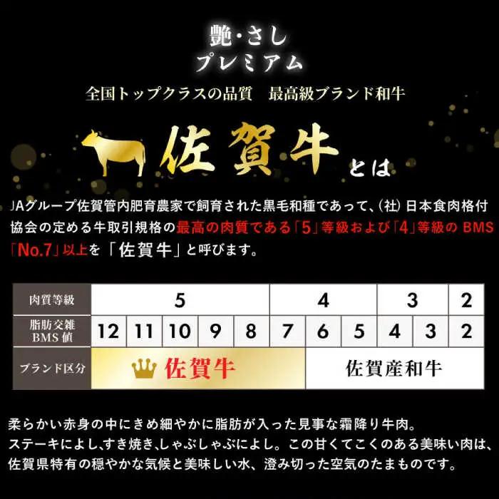 佐賀牛シャトーブリアン 5枚（計1kg） / 牛肉 ブランド牛 / 佐賀県 / ふるさとの恵み（YG） [41AQAA007]