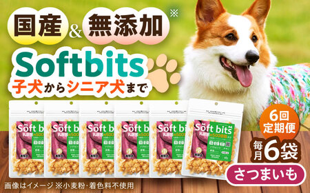 【全6回定期便】Softbits ドッグフード さつまいも（40g×6P）/ ドッグフード 犬 いぬ ドッグ おやつ ペットフード / 大村市 / サポート[ACAM041]