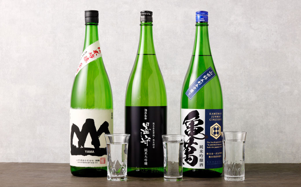 熊本の銘店がオススメする熊本県産酒こだわり日本酒 1800ml 3本セット