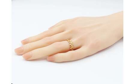 ダイヤモンド プルメリア リング K10WG/K10YG/K10PG (11883)ジュエリー アクセサリー ジュエリー アクセサリー ジュエリー アクセサリー ジュエリー アクセサリー