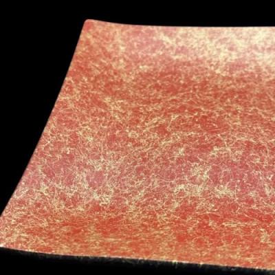 ふるさと納税 九度山町 波スクエアプレート L　乱糸(マット仕上げ)本朱 |  | 01