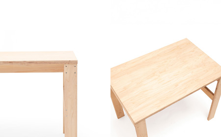 「BASE Desk 90cm」FSC®認証材のコンパクトワークデスク M-mo-A05A