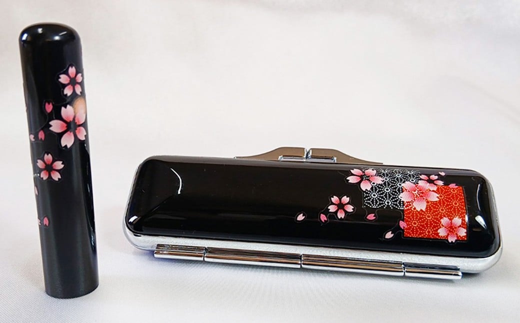 
黒水牛印鑑花ごよみ（サクラ）[№5530-0363]
