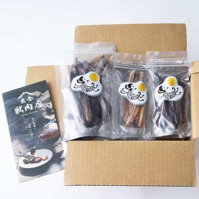 ふるさと納税 智頭町 鹿肉ジャーキー詰め合わせ(犬用) |  | 01