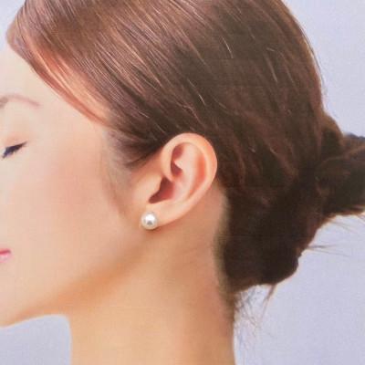 ふるさと納税 長崎市 あこや真珠　ピアス(8.0-8.5mm)(K18) |  | 01