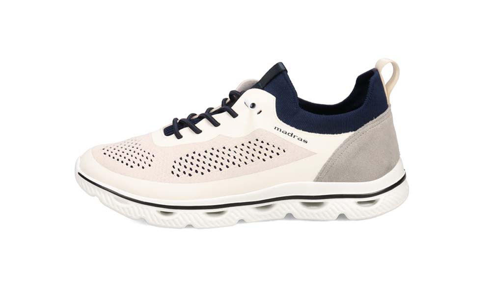 madras(マドラス) 紳士靴 meta insole搭載 M593AMT (ホワイトネイビー、S(24.0～24.5cm)) ホワイトネイビー S(24.0～24.5cm)