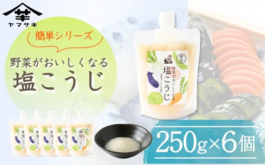 野菜がおいしくなる塩こうじ 250g×6個入 山崎醸造 | こうじ