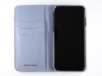 maf pinto アイフォーンケース 本革 日本製 (iPhone SE 第2世代 ／ 8 ／ 7, ) ADRIA LINE 【ライトブルー】