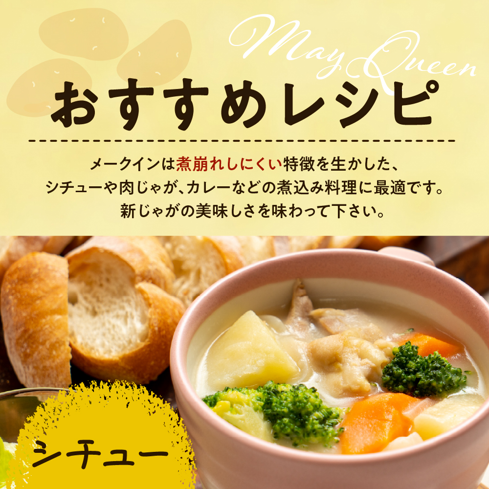 【先行受付】【2026年10月出荷分】北海道芽室町 十勝めむろ産「めむろメークイン」Ｌサイズ5kg me010-019c-26