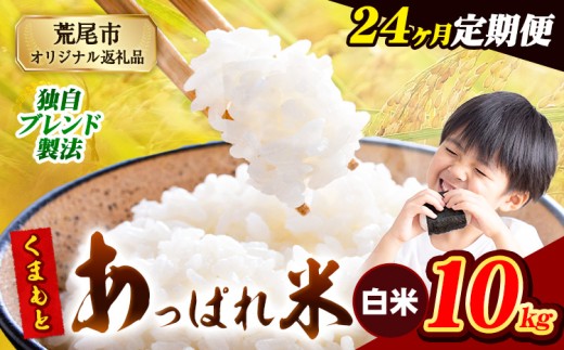 【24ヶ月定期便】熊本県産 くまもとあっぱれ米 ブレンド米 10kg 熊本県産 ふるさと納税 白米 精米 米 こめ ふるさとのうぜい コメ お米 おこめ《お申込み翌月から出荷》