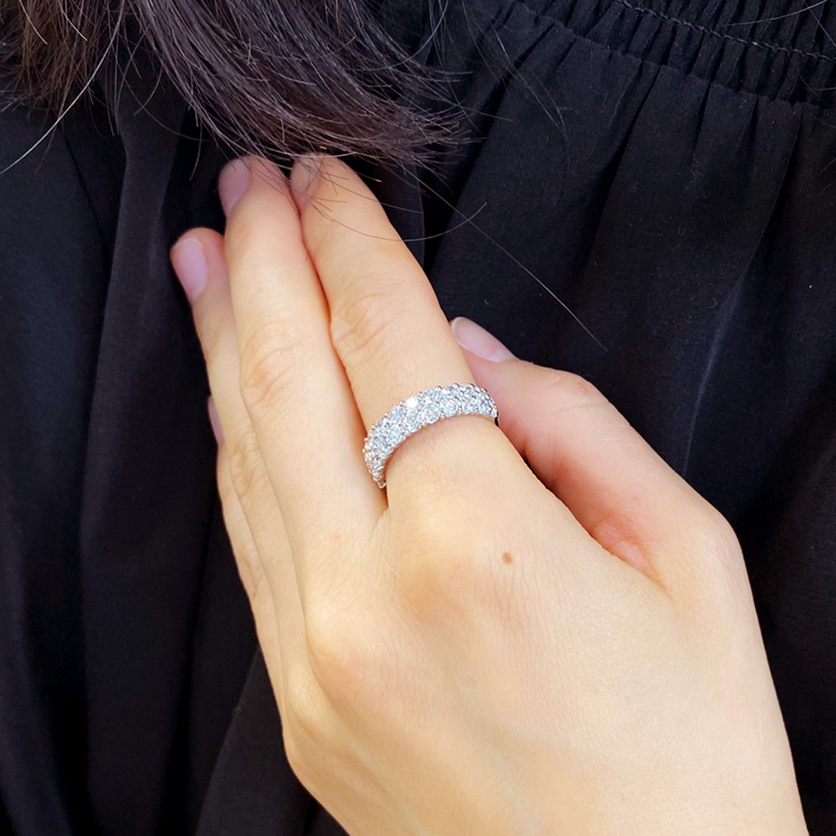 Pt950 ダイヤモンドリング SN313