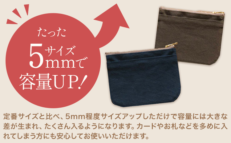 ミニ財布少し大きめ ネイビー SIRUHA 《30日以内に出荷予定(土日祝除く)》岡山県 笠岡市 財布 ミニ財布 帆布 送料無料---S-32_navy---