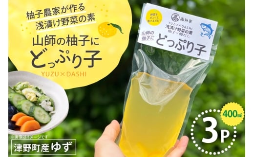 浅漬の素 柚子農家が作る 浅漬け野菜の素 山師の柚子にどっぷり子 3p [は山んば 高知県 津野町 tn39axe860000] ゆず 柚子 浅漬け