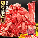 【ふるさと納税】ふるさと納税 黒毛和牛 切り落とし 牛肉 500g ～ 3kg 《30日以内に出荷予定(土日祝除く)》 岡山県 浅口市 牛 牛肉 和牛 牛丼 カレー 小分け 小分けパック 250g 送料無料