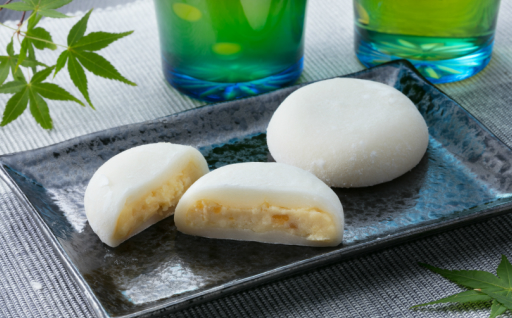 室戸西山金時芋すうぃーと芋大福Ａ【９個セット】＜西山金時芋餡・濃厚クリーム・羽二重餅・室戸市限定品＞