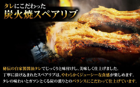 特大！炭焼きスペアリブ2本＆辛いすじカレー 冷凍 お取り寄せ グルメ 骨付き肉 温めるだけ 人気 ギフト 贈答 簡単調理 カレー カレーライス レトルト 大阪府高槻市/SCYグループ株式会社[AOEG