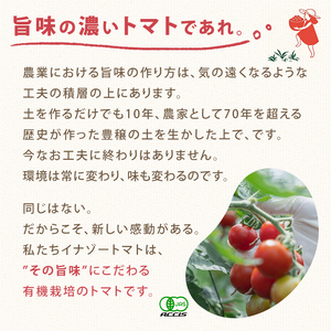 【予約受付】（R6.7以降発送）有機JASフルーツイナゾートマト　1㎏