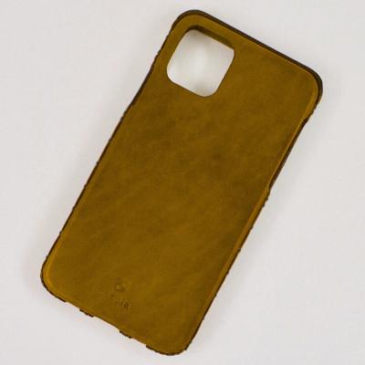 ふるさと納税 七尾市 【iPhone15用】本革ケース・チョコ