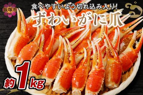 【B3-060】ずわいがに爪(約1kg)