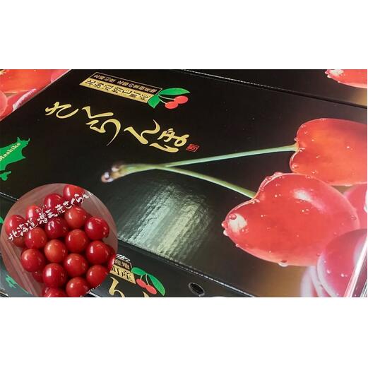 【ふるさと納税】8-011-018　山口さんちのさくらんぼ佐藤錦（L）600g　お届け：7月5日～25日まで順次発送　※収穫状況により前後あり