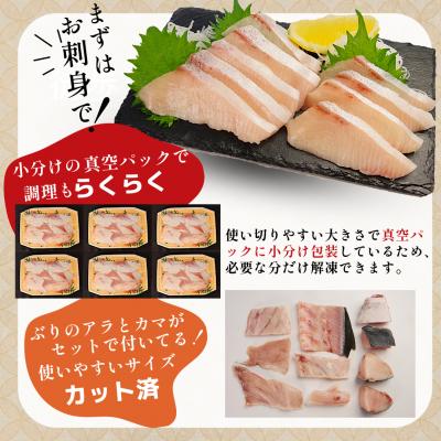 ふるさと納税 小松島市 ぶり切り落とし (アラ・カマ付き)選べる容量 計2.1kg ぶり ブリ 鰤 ぶりしゃぶ 刺身 カマ |  | 01