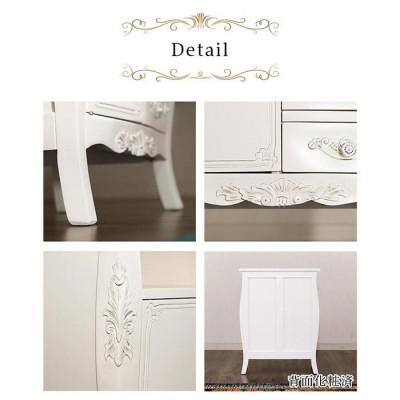 ふるさと納税 海南市 コモ アンティーク調 木製FAX台 ホワイト 完成品 sb92172 |  | 02