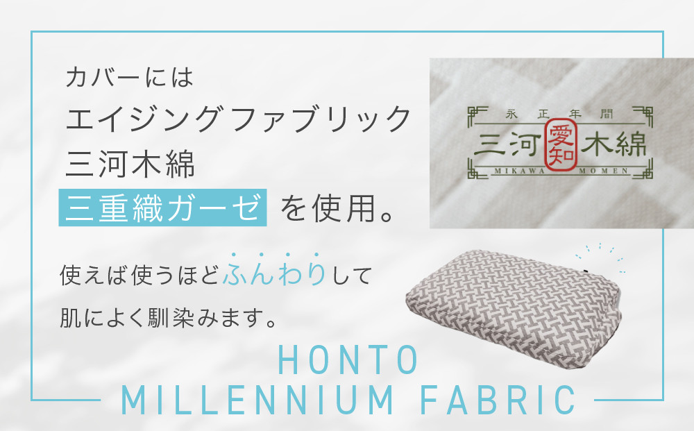 Hピロー  読書枕HONTOシリーズ【リーフ（グリーン）】