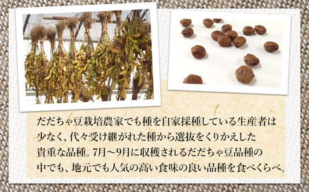 【令和8年産先行予約】【3回定期便】 山形セレクション認定！15代目「治五左衛門」の新鮮だだちゃ豆３種類食べくらべセット