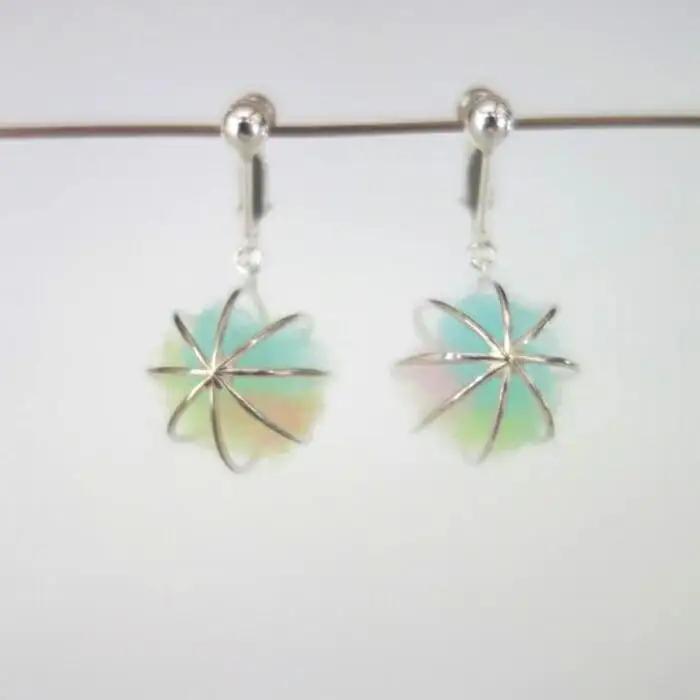 【金工】てまりイヤリング
