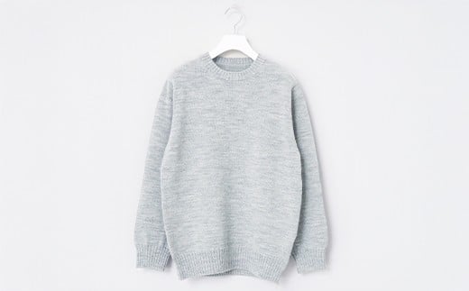 ≪順次発送≫ 【Yonetomi】SHETLAND WOOL PULLOVER ライトグレー GRAY 服 洋服 ユニセックス メンズ レディース ブランド 山形県 山辺町 送料無料 サイズ2 yt-swplg2-sn ※沖縄・離島への配送不可