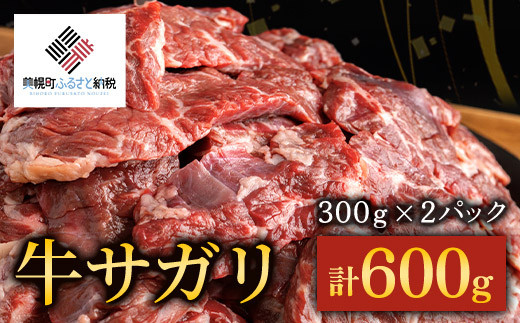 
【田村精肉店】牛サガリ（焼肉用）300ｇ×2Ｐ／Ｃ 【配送不可地域：離島】 【 ふるさと納税 人気 おすすめ ランキング 牛肉 肉 牛サガリ サガリ 焼肉 焼肉用 焼肉用牛肉 牛 北海道 美幌町 送料無料 】 BHRJ018
