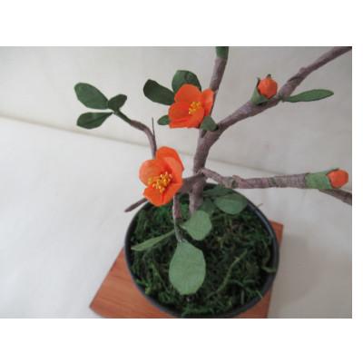 ふるさと納税 東秩父村 細川紙フラワー「くさぼけの花(小)」 |  | 01