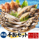 【ふるさと納税】特選 干物 4種 セット 計1.2kg＋一夜干しスルメ 大2～4枚 送料無料 干物セット カレイ ハタハタ キス スルメイカ 詰め合わせ はたはた いか ひもの 父の日 人気 海鮮 魚介 魚 肴 保存 おつまみ 国産 一夜干し きす 冷凍 干物詰合せ 個包装 すぐ 33-03