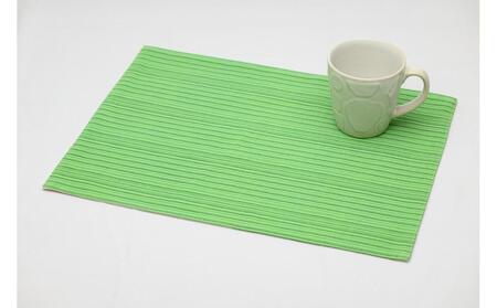真岡木綿「ランチョンマット」（緑系）| 栃木県 伝統工芸品 織物 ダイニング 手作り 贈答 贈り物 ギフト 小物 雑貨