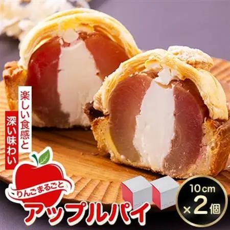 りんごまるごとアップルパイ 10cm×2個セット【配送不可地域：離島・沖縄県】【1657754】